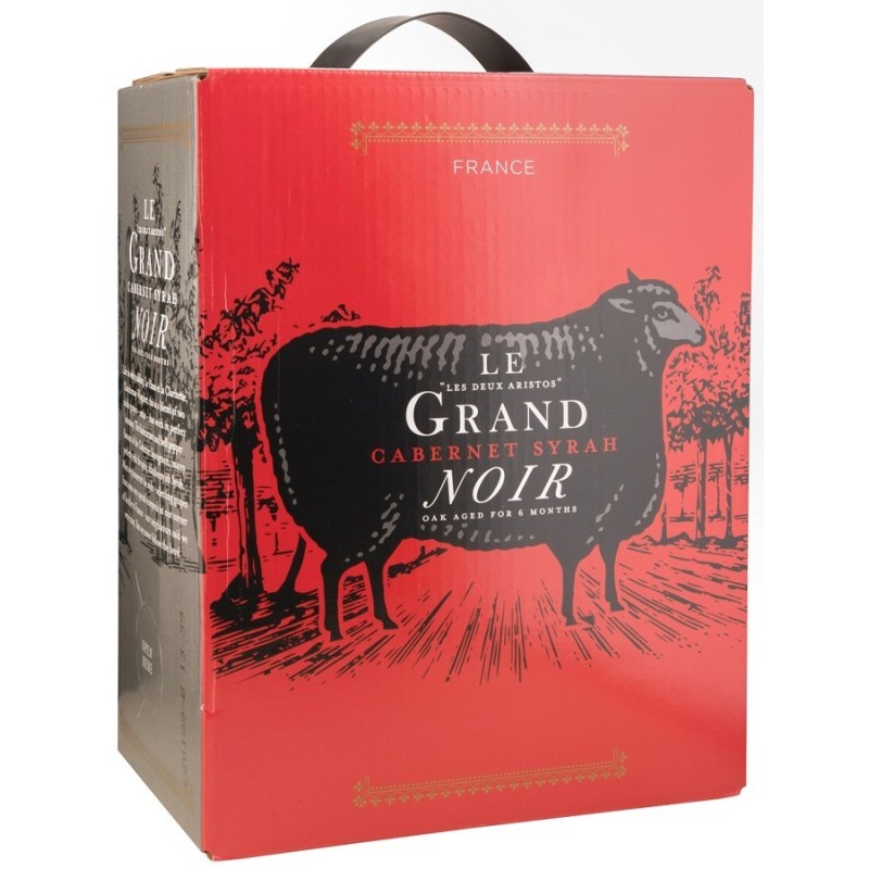 Le Grand Noir Cabernet-Syrah 3L | French Red Wine Bag-in-Box