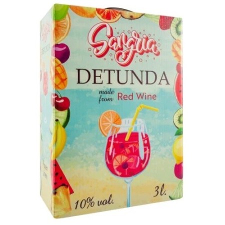 Detunda Sangria 10% – Bag-in-Box 3L